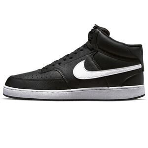 Nike Court Vision Next Nature Men's Mid-Top DN3577-001 BLACK/WHITE Size 8.5 M